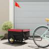 Bike Trailer Black and Red 30 kg Iron Colour red Size 120 x 54 x 44 cm 