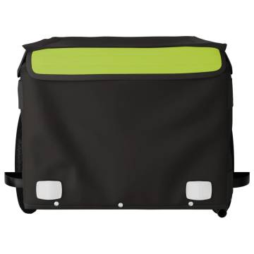 Bike Trailer Black and Green - 30 kg Iron Cargo Hauler