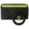 Bike Trailer Black and Green - 30 kg Iron Cargo Hauler