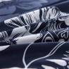 Floral Design Duvet Cover Set Navy - 140x220/60x70 cm