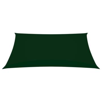 Sunshade Sail Oxford Fabric 2.5x4m Dark Green | Hipo Market