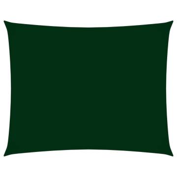 Sunshade Sail Oxford Fabric 3.5x4.5m - Dark Green