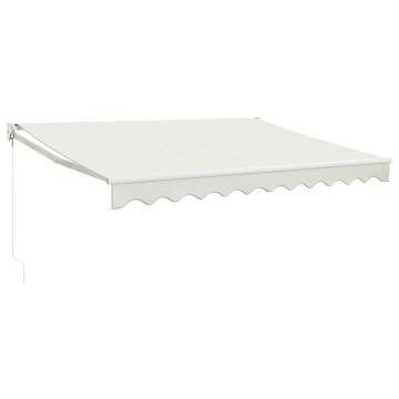 Retractable Awning Cream 3x2.5m - Durable & Stylish Shade