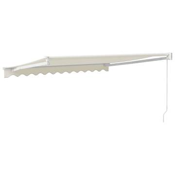 Retractable Awning Cream 3x2.5m - Durable & Stylish Shade