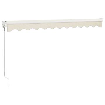 Retractable Awning Cream 3x2.5m - Durable & Stylish Shade