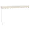 Retractable Awning Cream 3x2.5m - Durable & Stylish Shade