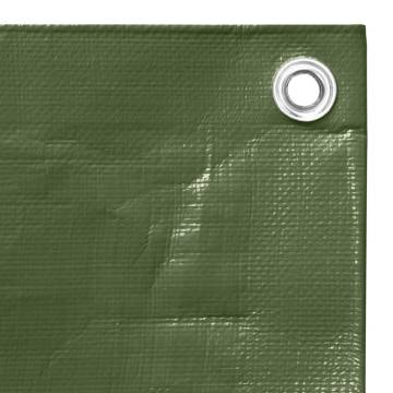 Durable 6x6m Green Tarpaulin 260 g/m² - HDPE Protection