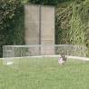 2-Panel Rabbit Cage 220x110x55 cm Galvanised Iron Size 220 x 110 x 55 cm 