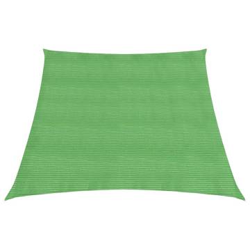 HDPE Sunshade Sail Light Green 3x4m - Garden Shelter