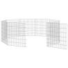 10-Panel Rabbit Cage - Spacious & Sturdy Galvanised Iron