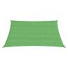 HDPE Sunshade Sail Light Green 3x4m - Garden Shelter