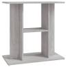 Aquarium Stand Grey Sonoma - 60x30x60 cm Engineered Wood