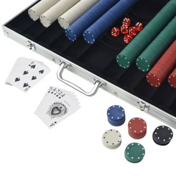 Poker Set with 1000 Chips in Aluminium Case | HipoMarket