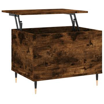 Elegant Smoked Oak Coffee Table - 60x44.5x45 cm | HipoMarket