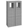 Gabion Basket Posts 2 pcs 50x50x180 cm Iron Size 50 x 50 x 180 cm Quantity in Package 2 