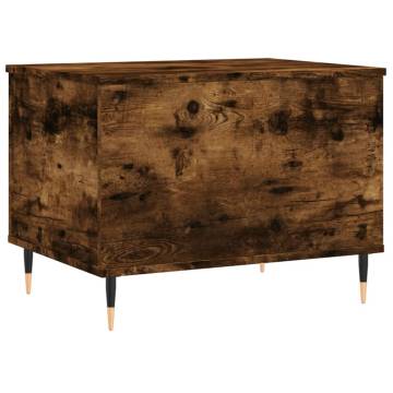 Elegant Smoked Oak Coffee Table - 60x44.5x45 cm | HipoMarket