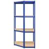 4-Layer Blue Corner Shelf - Durable & Stylish Storage Solution