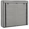 Shoe Cabinet with Cover Grey 115x28x110 cm Fabric Colour grey Size 115 x 28 x 110 cm Quantity in Package 1 Number of 