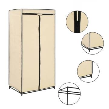 Cream Wardrobes - 2 pcs 75x50x160 cm | Hipomarket UK