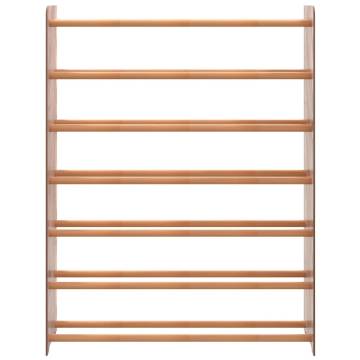 Shoe Rack Brown 90x24x117 cm | Engineered Wood Storage