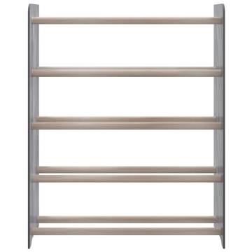 Shoe Rack Grey 65x24x81 cm - Organize Your Footwear Stylishly