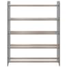 Shoe Rack Grey 65x24x81 cm - Organize Your Footwear Stylishly