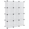 Storage Cube Organiser with 12 Cubes & Doors | HipoMarket