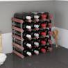 Wine Rack for 20 Bottles Brown Solid Wood Pine Colour brown Quantity in Package 1 Number of 20 Number of Bottles 