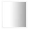 LED Bathroom Mirror White 40x8.5x37 cm Acrylic - Stylish & Functional