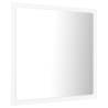 LED Bathroom Mirror White 40x8.5x37 cm Acrylic - Stylish & Functional