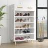 Shoe Cabinet White 60x35x105 cm Engineered Wood Colour white Quantity in Package 1 Number of Number of shelves 