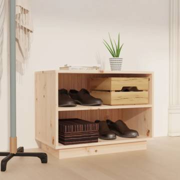 Stylish Solid Wood Shoe Cabinet - 60x34x45 cm | Hipomarket