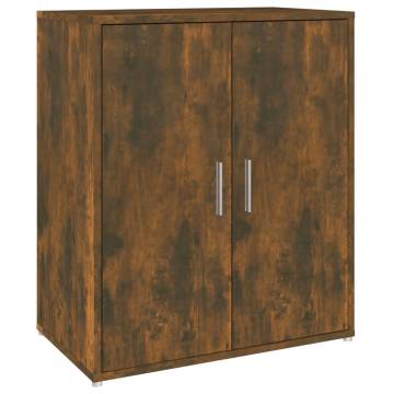 Shoe Cabinet Smoked Oak 60x35x70 cm - Stylish Storage Solution