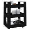 Kitchen Trolley Black 60x45x80 cm - Stylish & Functional Storage