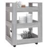 Kitchen Trolley Grey Sonoma - 60x45x80 cm | Hipomarket UK