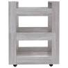 Kitchen Trolley Grey Sonoma - 60x45x80 cm | Hipomarket UK