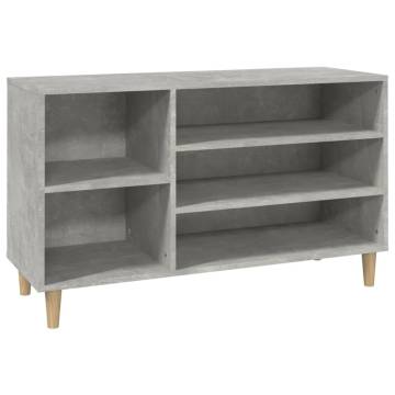 Shoe Cabinet Concrete Grey - Stylish Storage Solution