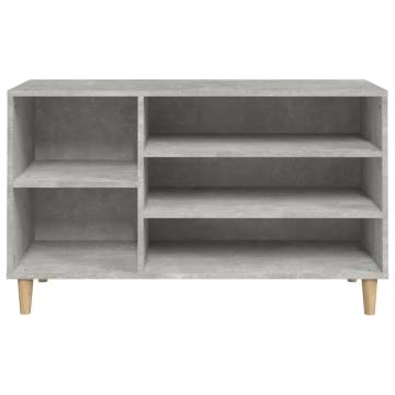 Shoe Cabinet Concrete Grey - Stylish Storage Solution