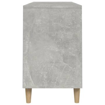 Shoe Cabinet Concrete Grey - Stylish Storage Solution