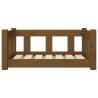 Dog Bed Honey Brown - Solid Pine Wood - 65.5x50.5x28 cm