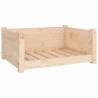 Comfortable Solid Pine Dog Bed - 65.5x50.5x28 cm