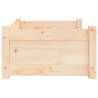 Comfortable Solid Pine Dog Bed - 65.5x50.5x28 cm