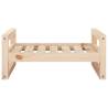 Comfortable Solid Pine Wood Dog Bed 65.5x50.5 cm