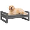 Stylish Grey Dog Bed - Solid Pine Wood | Hipo Market