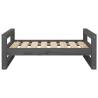 Stylish Grey Dog Bed - Solid Pine Wood | Hipo Market