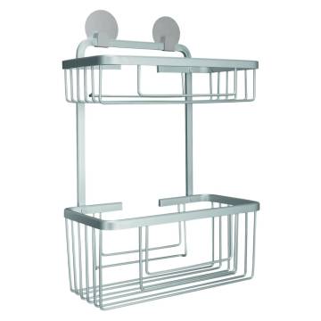 Kleine Wolke Double Shower Rack Rocco Aluminium | Hipomarket