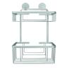 Kleine Wolke Double Shower Rack Rocco Aluminium | Hipomarket