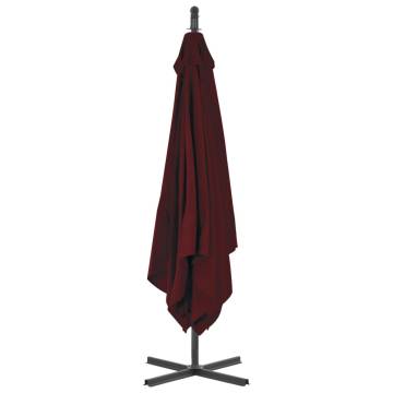 Cantilever Umbrella 250x250 cm - Wine Red | HipoMarket UK