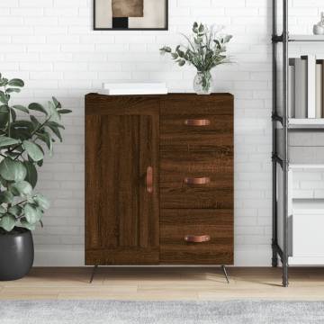 Classic Brown Oak Sideboard - 69.5x34x90 cm | HipoMarket