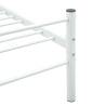 White Metal Bed Frame 120x200 cm | Stylish & Durable Design